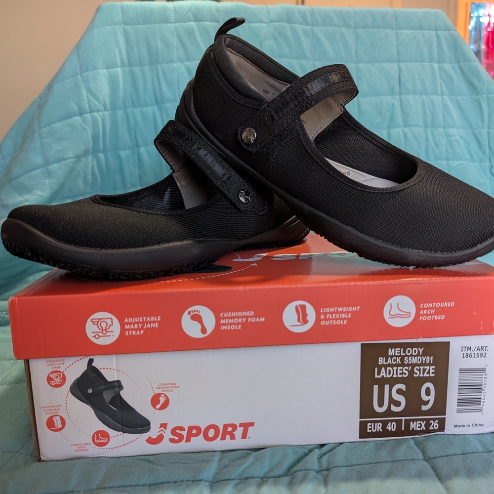 Skechers Melody Mary Jane Slip-On - Black